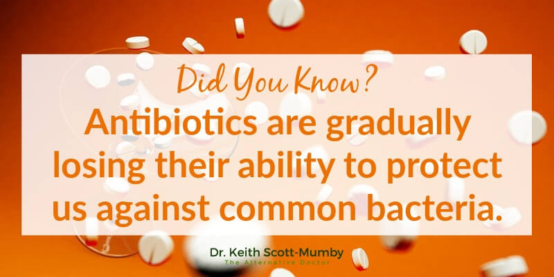 Now, more than ever in mankind’s history, we must find reliable, affordable, and effective antibiotic alternatives. Click here to learn about 5 antibiotic alternatives and ways to remain healthy at all times...