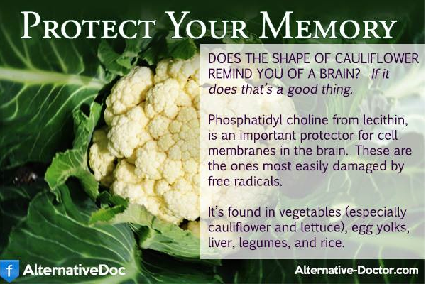 protect your memory with cauliflower