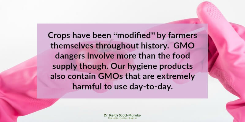 The dangers of GMO are all around us, be careful and mindful of what you're using and eating.