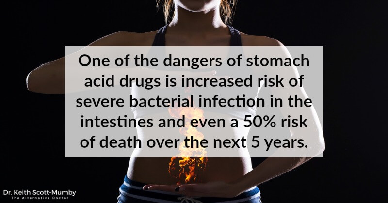 Do you regularly suffer from heartburn? If so, you need to know the stomach acid drug dangers! Click here to safely stop the constant burn...