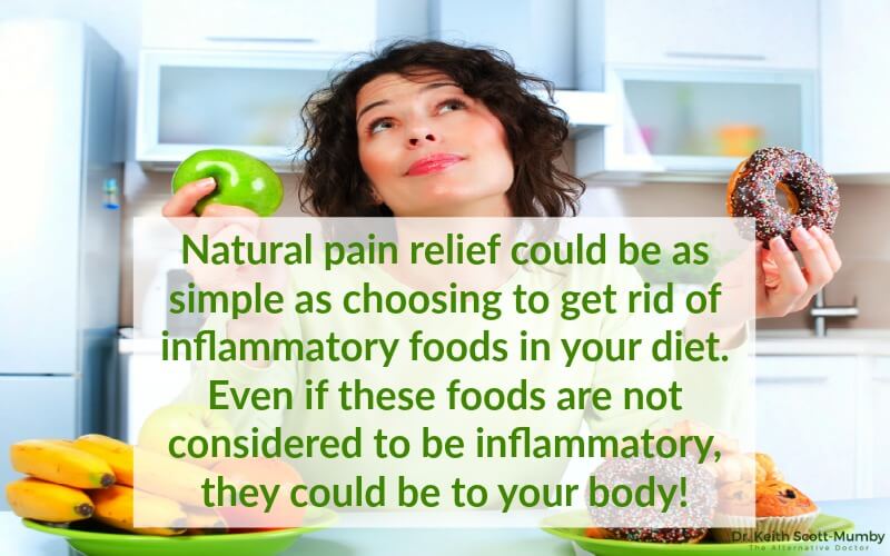 Did you know, natural pain relief could be as simple as changing your diet and getting rid of inflammatory foods? Now you do! Click here to find out more...