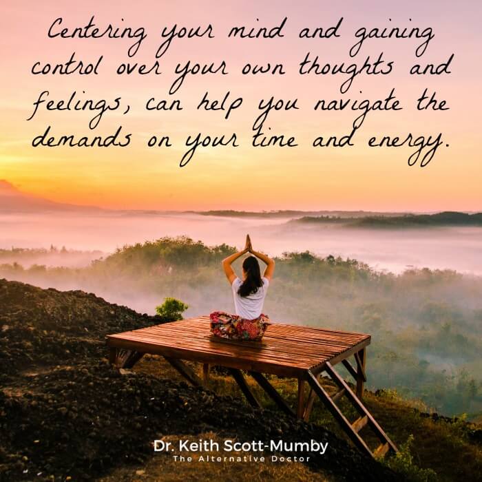 If you have a history of emotional pain – stress from daily life can be compounded. Click here to read about how you can work on centuring your mind...