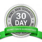 30 day money back guaranteed label