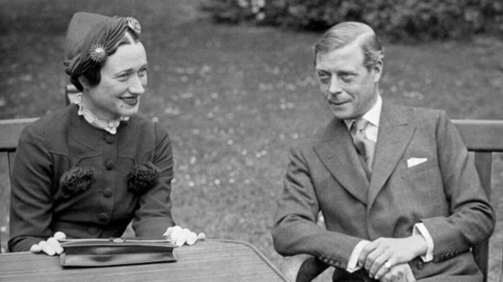 Ex-King Edward with Wallis Simpson.