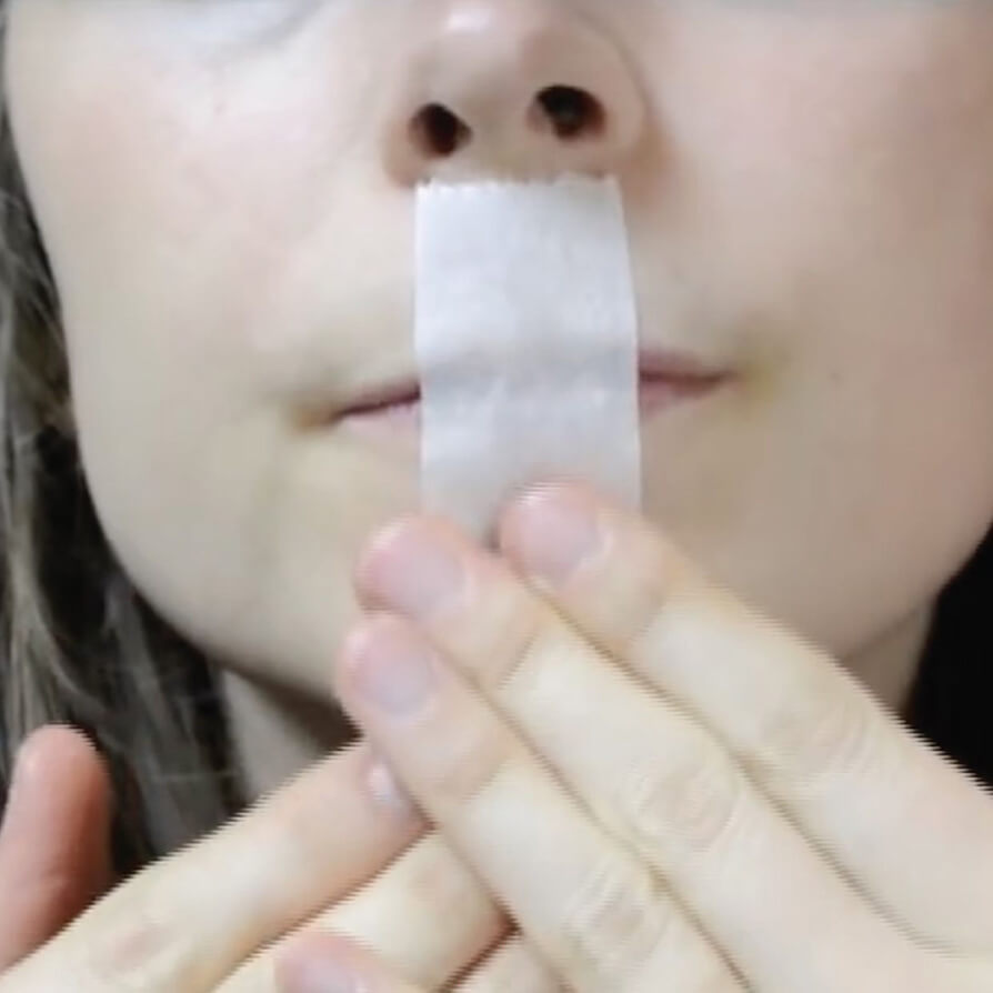 mouth taping